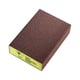 Éponge abrasive 7991 4 faces - 69 x 98 x 26 mm - Grain 220 jaune