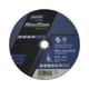Meule à tronçonner NorZon Quick Cut - plate - diamètre 230 mm - épaisseur 2 mm