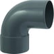 Coude 87°30 PVC mâle/femelle