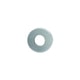 Rosace trou rond fonction HUDSON- paire - aspect inox satiné
