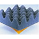 Mousse acoustique STRASONIC série 841 adhésivée - Longueur : 700 mm - Largeur : 500 mm - Épaisseur : 50 mm