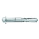 Cheville métallique charges lourdes TRIGA Z Inox A4 avec vis tête hexagonale - Diamètre de perçage : 18 mm - Épaisseur maximale de la pièce à fixer : 25 mm - boîte de 25