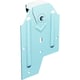 Monture à galet fonte sur fer plat 50 x 10 mm 0250F Série SPORT galet en acier pour porte 250 kg