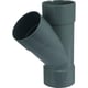 Culotte PVC évacuation 67°30 mâle/femelle - Diamètre : 125 mm