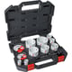 Coffret de 9 scies trépans Bimétal + accessoires - 22 à 86 mm