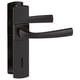 Ensemble sur petite plaque MUZE Onyx noir mat
