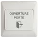 Bouton poussoir EXS ABS à encastrer