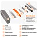 Ventouse électromagnétique EH3 applique 300 kg + kit accessoires