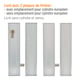Boîtier de mise en applique pour verrou électromagnétique universel DBM1500EC